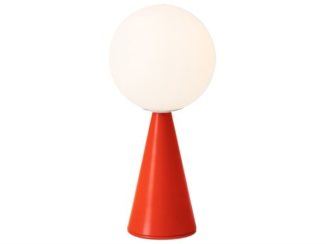 Fontana Arte Bilia Red Glass LED Table Lamp