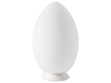 Fontana Arte Uovo White Rechargable Table Lamp