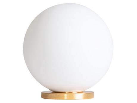 Fontana Arte Pallina Brass Glass LED Table Lamp