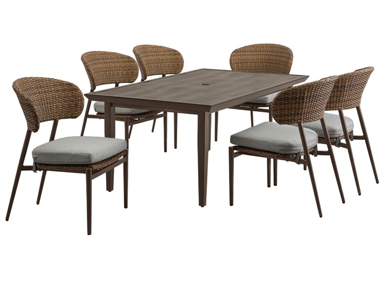 Drew and Jonathan Home Skyview Wicker 7pc Dining Set