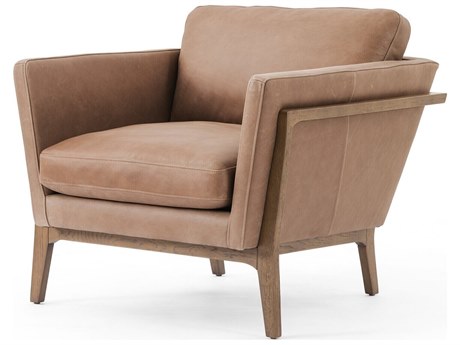 Four Hands Grayson Dash Palermo Drift Leather Accent Chair
