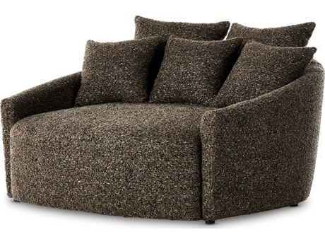 Four Hands Atelier Chloe Brown Fabric Chair and a Half