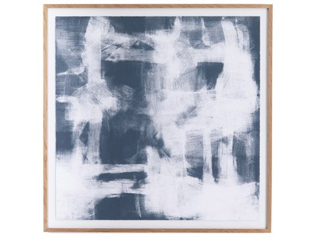 Four Hands Art Studio Jane's Sky by Gold Rush Art Co. Vertical Grain White Oak  Canvas Wall Art
