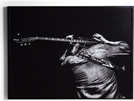 Four Hands Art Studio Encore Black Maple  Canvas Wall Art
