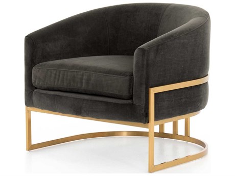 Four Hands Ashford Corbin Gray Fabric Accent Chair