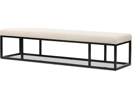 Four Hands Easton Beaumont Irving Flax Upholstered Bench