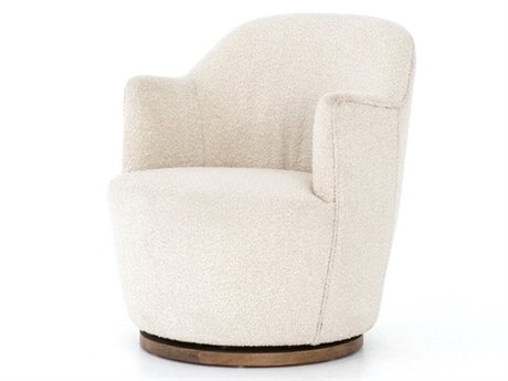 Four Hands Westgate Aurora Swivel Cream Fabric Accent Chair