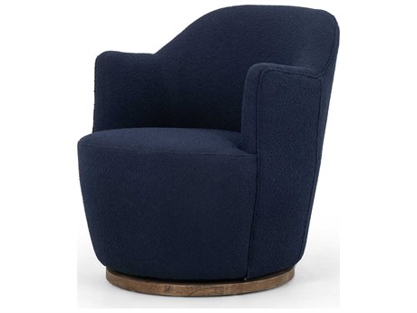 Luxecor Globetrotter Aurora Blue Fabric Accent Chair