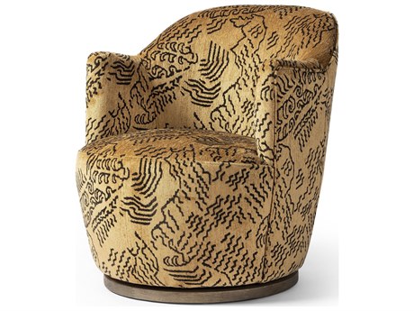 Four Hands Westgate Aurora Balkan Ochre  Swivel Chair