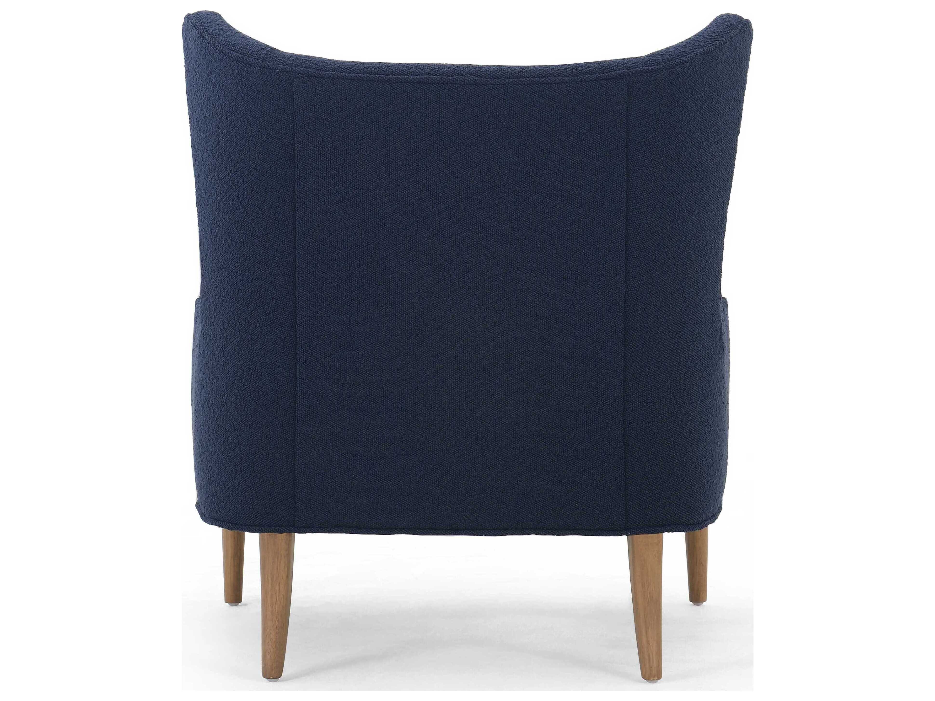 Four Hands Kensington Copenhagen Indigo / Toasted Parawood Accent Chair