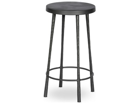 Four Hands Element Westwood Hammered Gunmetal  Counter Stool