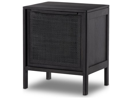 Four Hands Prescott Sydney Black Wash Mango Wood Nightstand