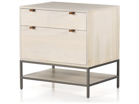 Four Hands Fulton Trey Dove Poplar  Modular Filing Cabinet