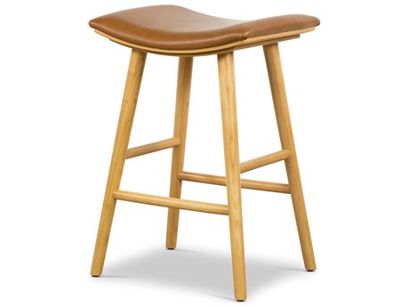 Four Hands Wallis Union Sierra Butterscotch Upholstered Counter Stool