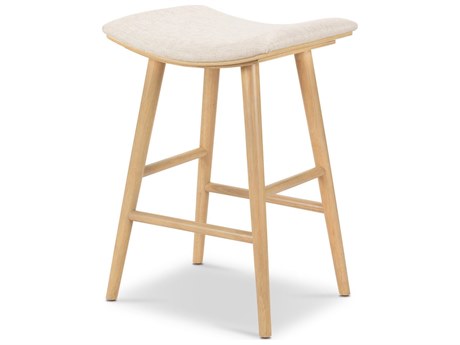 Luxecor Globetrotter Union Essence Natural Upholstered Counter Stool