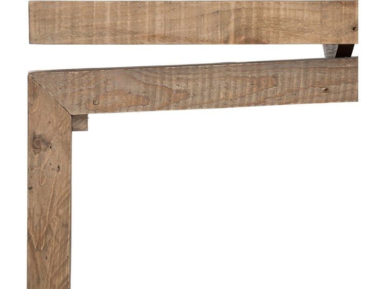 Four Hands Sierra Matthes 78" Rectangular Wood Rustic Natural Console Table FS107936008