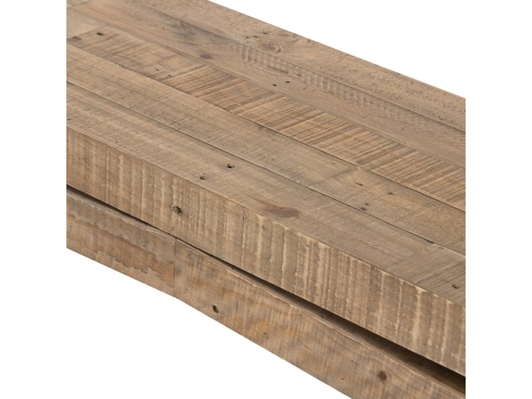 Four Hands Sierra Matthes Rectangular Wood Rustic Natural Console Table FS107936008
