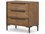Four Hands Wyeth 30" Wide 3-Drawers Black Pine Wood Nightstand  FS108381006