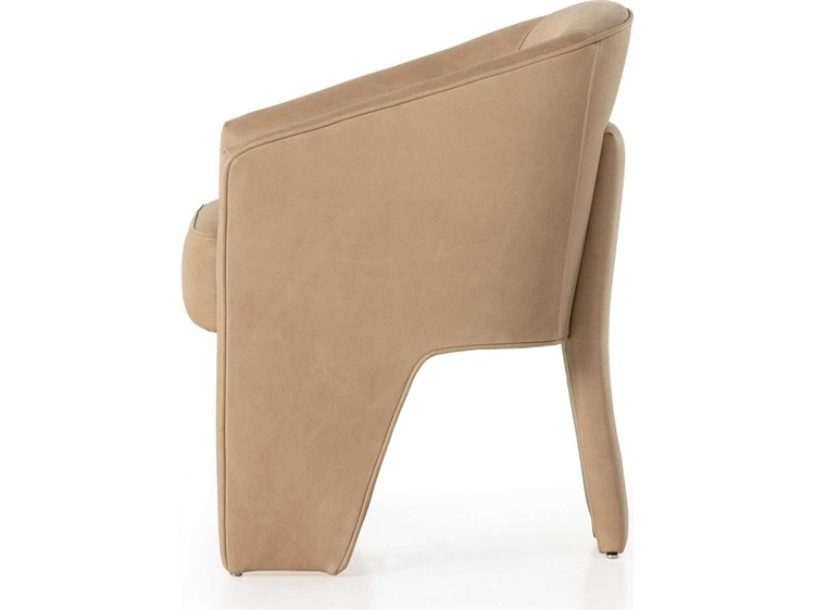 Four Hands Grayson Fae Palermo Nude Leather Dining Chair FS108434007