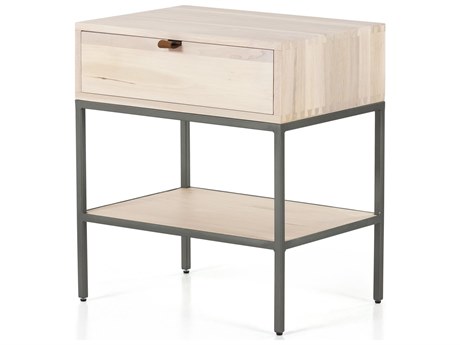 Four Hands Fulton Trey Dove Poplar  Wood Nightstand