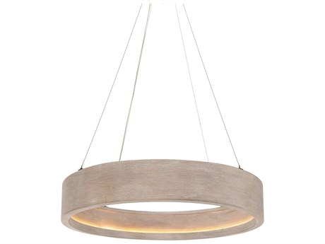 Four Hands Stockton Baum Brushed Oak Rubbed Down Bronze Round Pendant