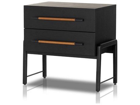 Four Hands Filmore Rosedale 2-Drawers Oak Wood Nightstand