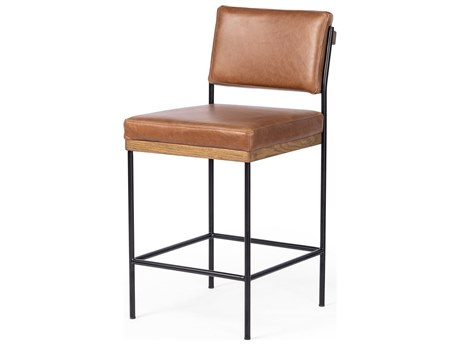 Four Hands Ashford Benton Sonoma Chestnut Counter Stool