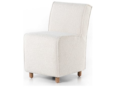 Four Hands Ashford Hobson Beech Wood Beige Upholstered Side Dining Chair