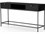 Four Hands Fulton Trey 55" Rectangular Wood Natural Iron Dove Poplar Toffee Leather Console Table  FS223913003