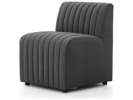 Four Hands Grayson Augustine Black Upholstered Side Dining Chair
