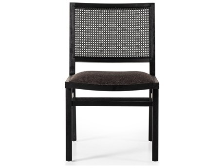 Four Hands Caswell Sage Antwerp Noir Upholstered Beech Wood Dining Chair