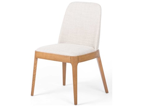Four Hands Townsend Bryce Solid Wood Beige Upholstered Side Dining Chair