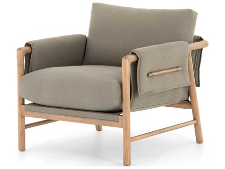 Four Hands Belfast Harrison Green Fabric Accent Chair