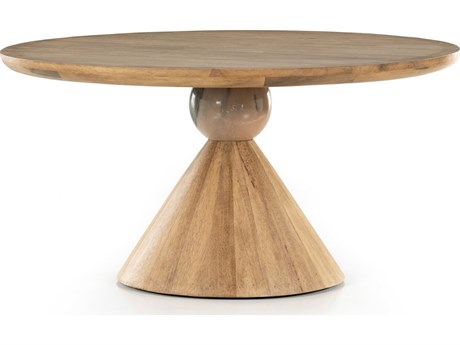Four Hands Merritt Bibianna Smoked Honey Blush Dining Table