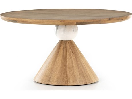Four Hands Merritt Bibianna Smoked Honey Dining Table
