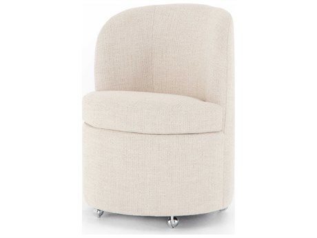 Four Hands Grayson Gloria White Upholstered Side Dining Chair