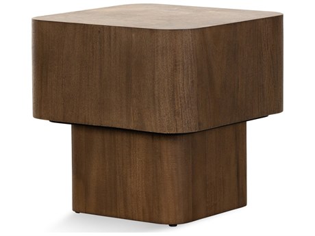 Four Hands Wesson Blanco Rectangular Wood End Table