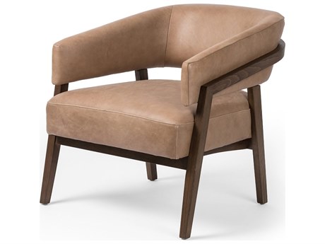 Four Hands Townsend Dexter Palermo Drift Leather Accent Chair