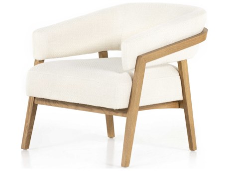 Four Hands Townsend Dexter White Fabric Accent Chair