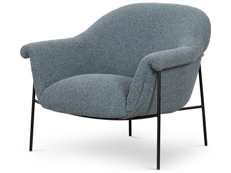 Four Hands Farrow Suerte Knoll Sky  Accent Chair