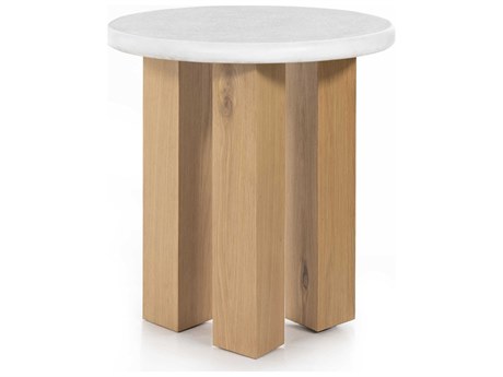 Four Hands Haiden Odin Brown Oak Wood Nightstand
