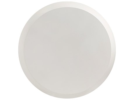 Four Hands Thayer West Round Concrete Ivory Clay Coffee Table