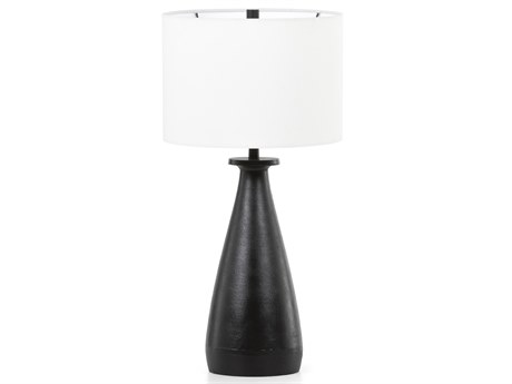 Four Hands Asher Matte Black Buffet Lamp