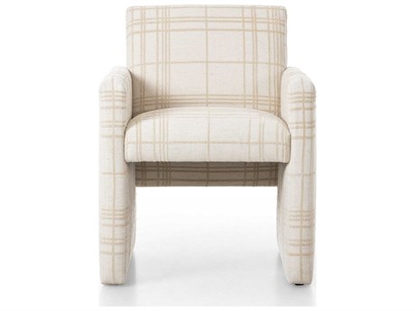 Four Hands Grayson Kima Beige Upholstered Arm Dining Chair