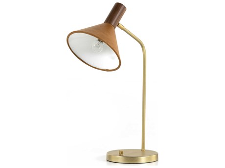 Four Hands Deacon Brass LED Buffet Lamp