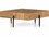 Four Hands Wesson Ashen Walnut / Taupe / Dark Hammered Iron 41'' Wide Square Coffee Table  FS227799002