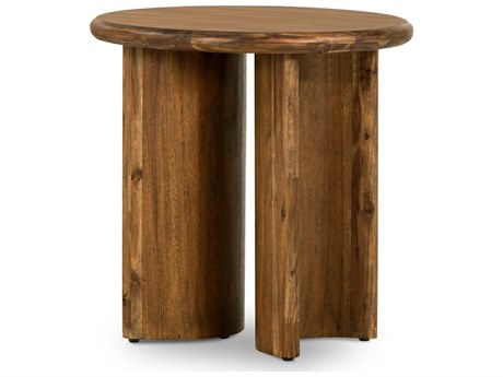 Four Hands Haiden Paden Seasoned Brown Acacia End Table