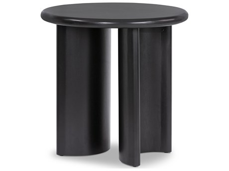Four Hands Haiden Paden Aged Black Acacia End Table