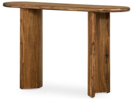Four Hands Haiden Paden Seasoned Brown Acacia Console Table
