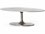 Four Hands Marlow Simone 54" Oval Metal Antique Rust Coffee Table  FS227822001